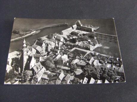 Veere, voormalige eiland Walcheren Stadsoverzicht luchtfoto